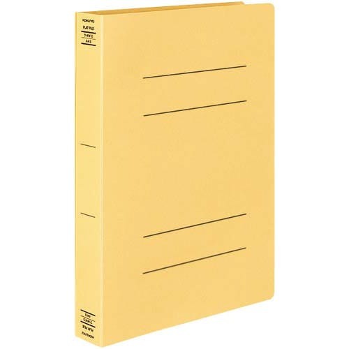 フラットファイルＸスーパーワイド　Ａ４縦黄１０冊画像