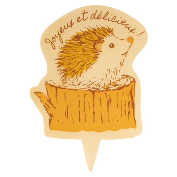 スウィーツ用品 ハリネズミケーキピック-1(100枚) ヘッズ画像