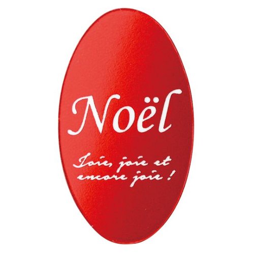 スウィーツ用品 ノエルケーキピック-1 レッド(100枚) ヘッズ画像