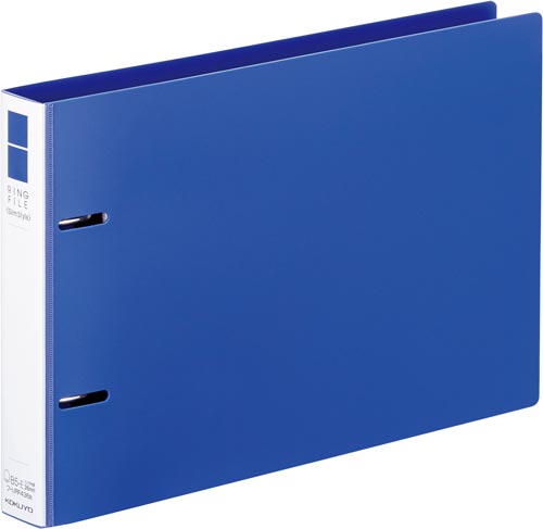 リングファイル＜スリム＞Ｂ５Ｅ・２２０青×１０画像