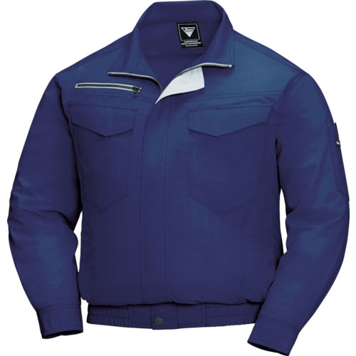 空調服 綿ﾎﾟﾘ混紡ﾍﾟﾝﾀｽ空調服 ﾃﾞｨｰﾌﾟﾈｲﾋﾞｰ 4L 1着画像