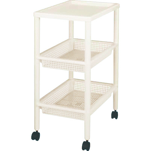 ﾕﾆｯﾄﾜｺﾞﾝｽﾘﾑ330 3段 ﾎﾜｲﾄ 1台画像