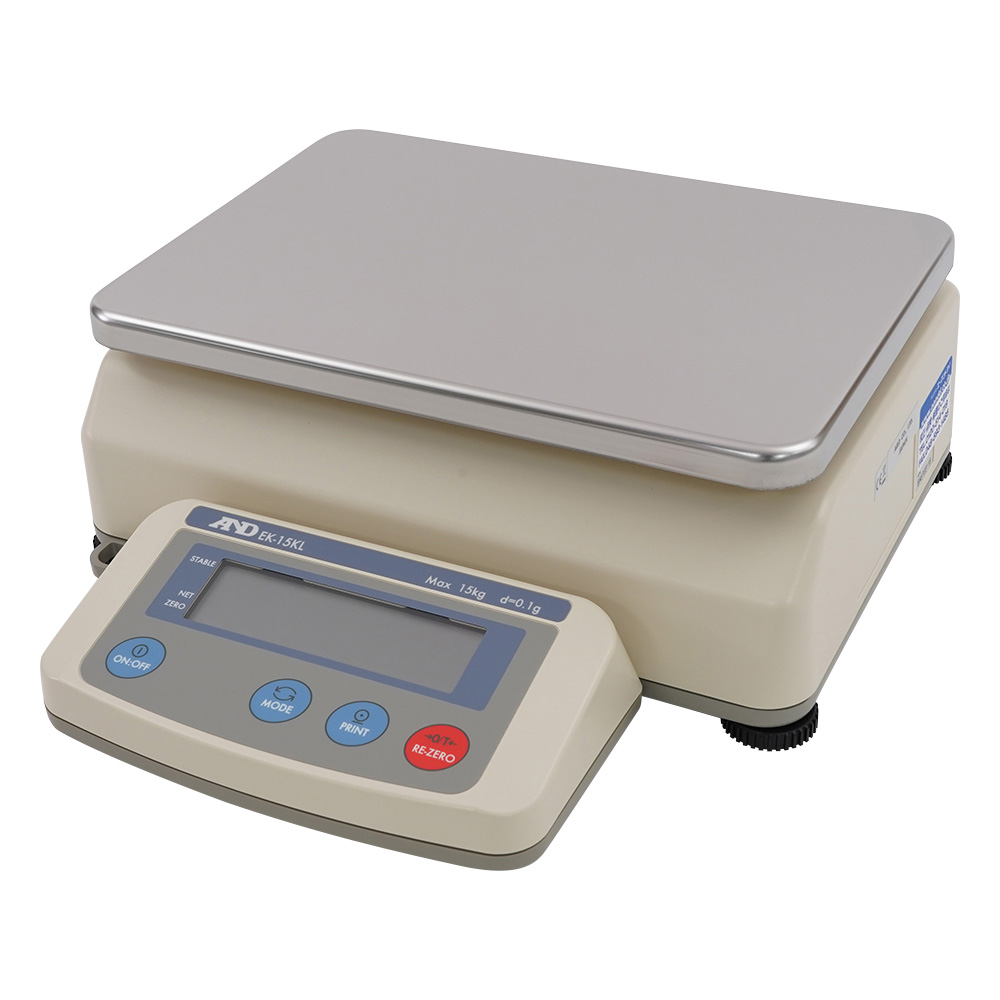 パーソナル大型電子天びん EK-Lシリーズ ひょう量:15kg 最小表示:0.1g