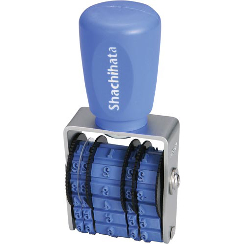 エルゴグリップ欧文トビ日付（５号小切手用）明朝体画像