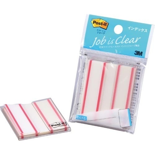 ポストイット　インデックス　４４×５０ｍｍ　赤画像
