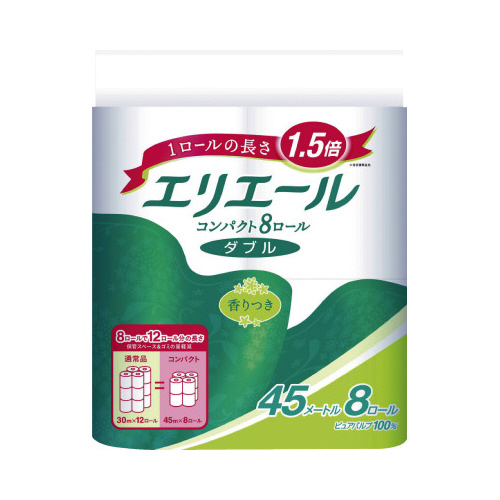 エリエールコンパクト　ダブル４５ｍ　８個画像