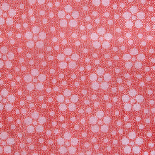 不織布風呂敷 ｱﾗｶﾙﾄ 梅小紋 赤 66cm角 1ｾｯﾄ(200枚:20枚×10ﾊﾟｯｸ)画像