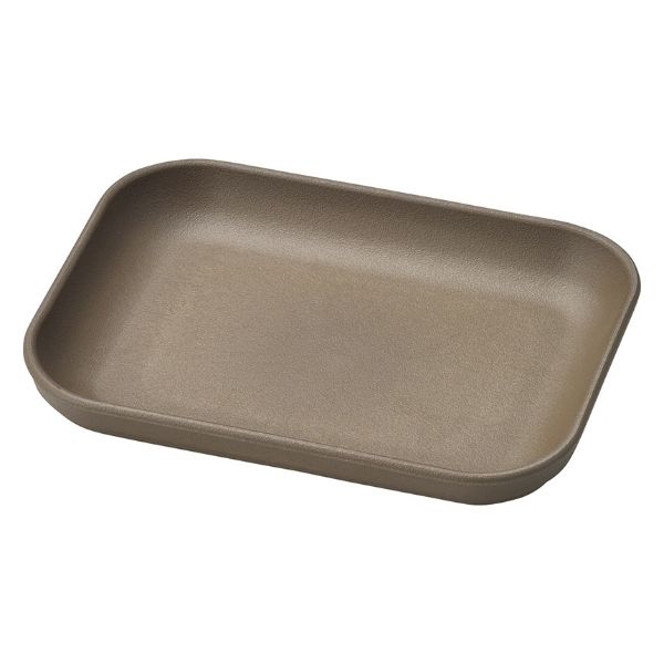 M11-657 耐熱角皿(小) チャコールグレー マイン画像