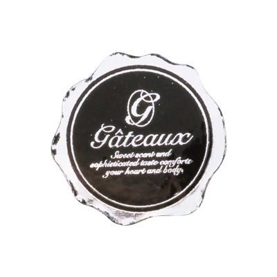 ６５８５５ケーキピック　ガトー花型（銀）画像