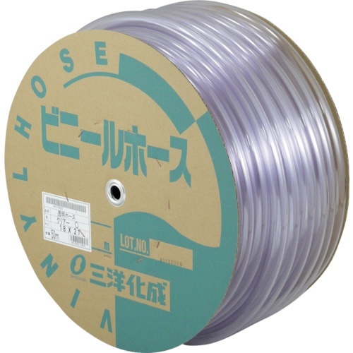 透明ﾎｰｽ 18×21 50mﾄﾞﾗﾑ巻 1巻画像