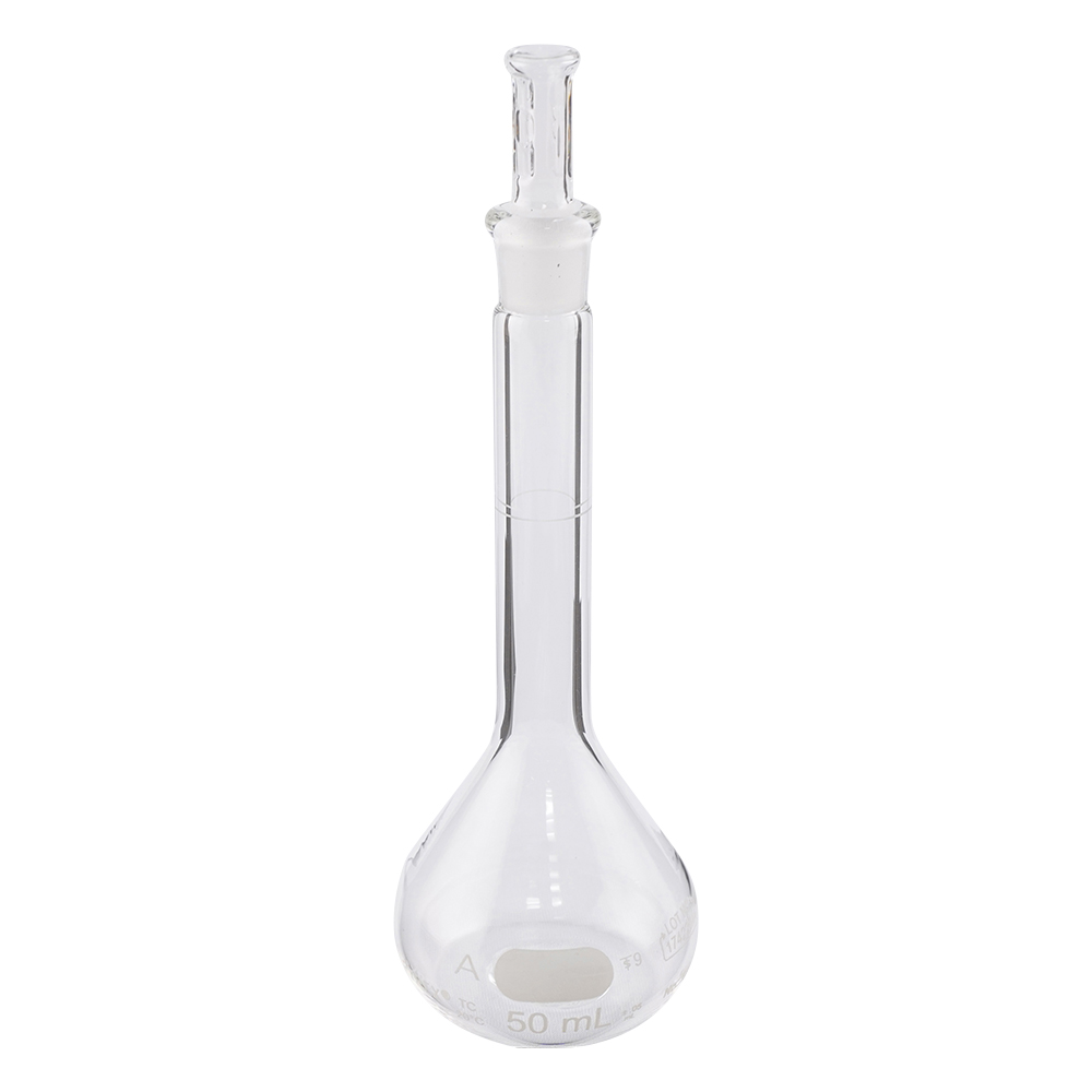 メスフラスコ　CLassA　白 50mL画像
