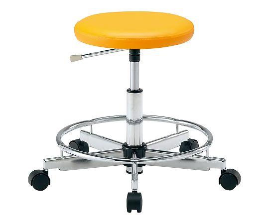 カラフルラウンドチェア　オレンジ画像