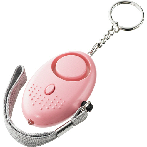 大きな音の防犯ﾌﾞｻﾞｰ(LEDﾗｲﾄ付) ﾋﾟﾝｸ 1個