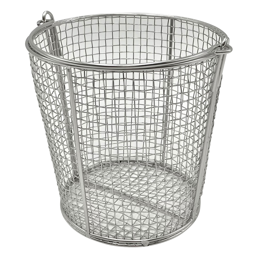 ステンレス丸型洗浄カゴ(テーパ付き)　φ150(φ125)×150mm　小画像