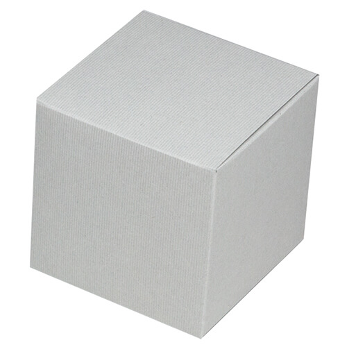 キューブＢＯＸ　グレー画像