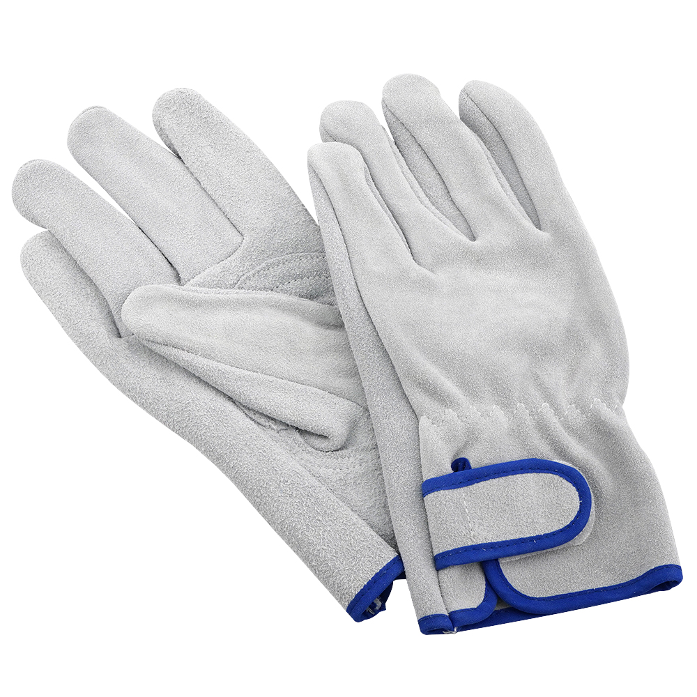 牛床革手袋 手首面ファスナー式