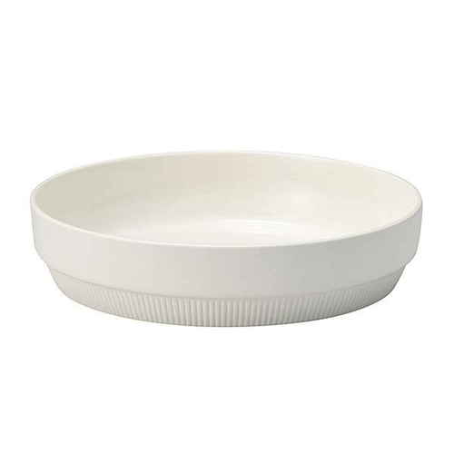カレー＆パスタ皿 23cm ウィークエンドスタック Weekend Stack 皿 食器 洋食器 硬質陶器 ホワイト画像