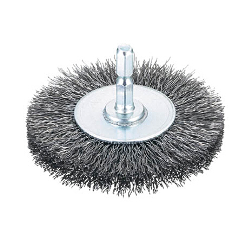 軸付ﾎｲｰﾙﾌﾞﾗｼ φ75×6 0.3mm ﾜｲﾔｰ線 1個画像