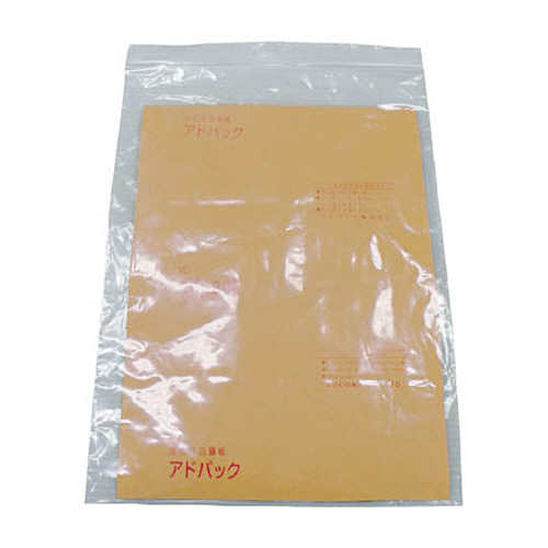 ｱﾄﾞﾊﾟｯｸ ｱﾄﾞﾌｨﾙﾑ(ﾁｬｯｸ付ﾎﾟﾘ袋入鉄鋼用防錆紙) 1ﾊﾟｯｸ(60枚)画像