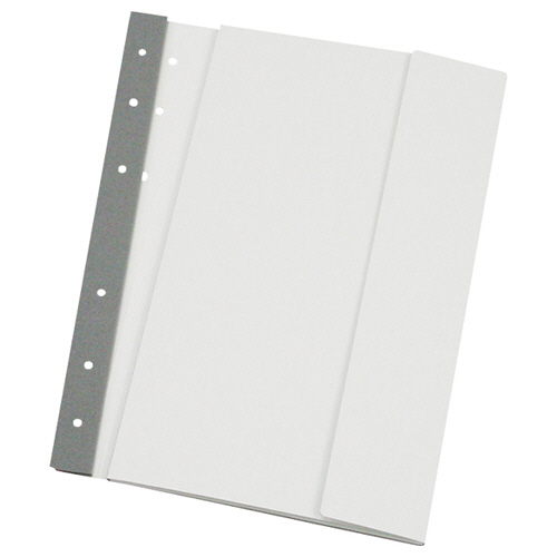 ｴｺﾒﾃﾞｨｱﾌｧｲﾙ A4 6穴 白 1ﾊﾟｯｸ(5冊)画像