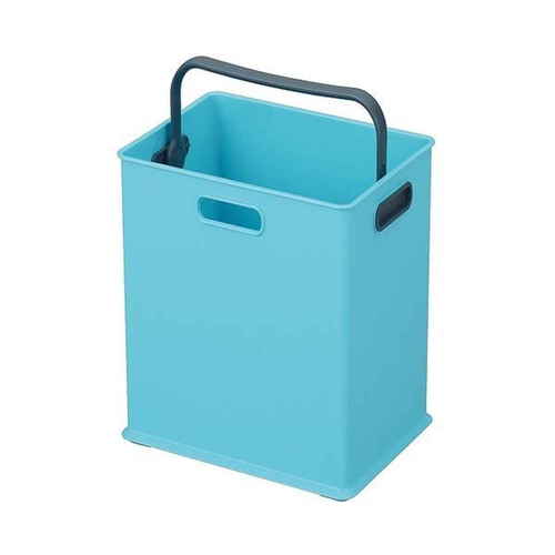 収納ボックス 持ち手付き 収納ケース squ+ インボックス SD プラスチック ブルー画像