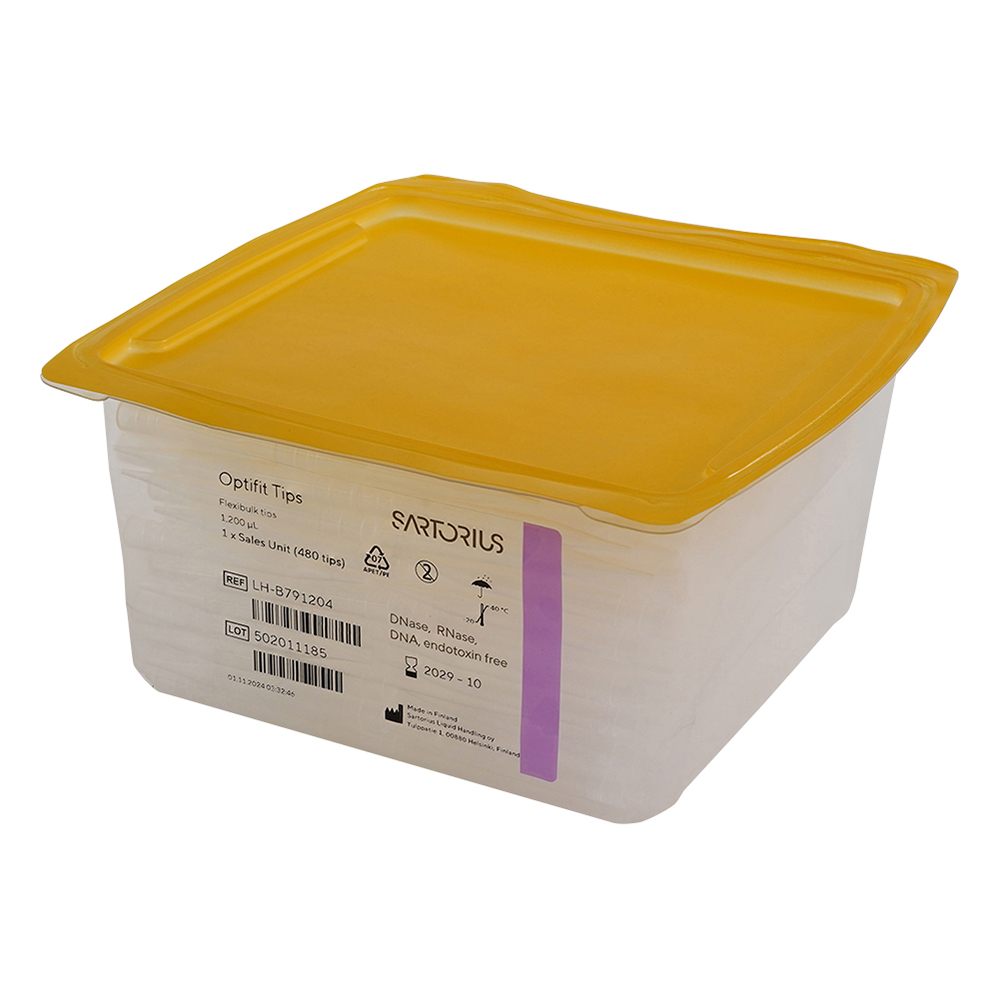 FlexiBμLk 1200μL バルクチップ 480本入り 未滅菌画像