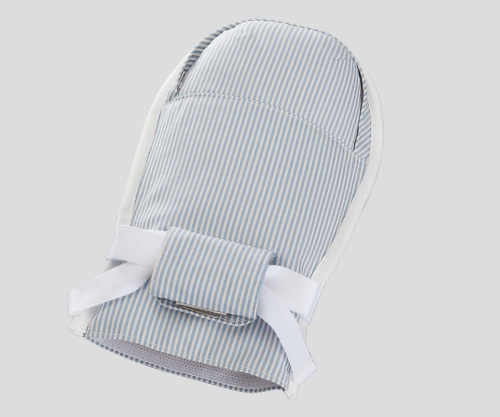 抜管防止手袋（指先開閉紐固定タイプ） M（手首細）