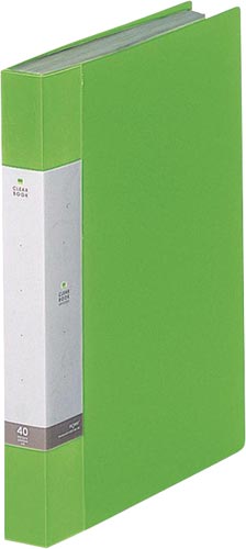 クリヤーブック４０Ｐ　キミドリ画像