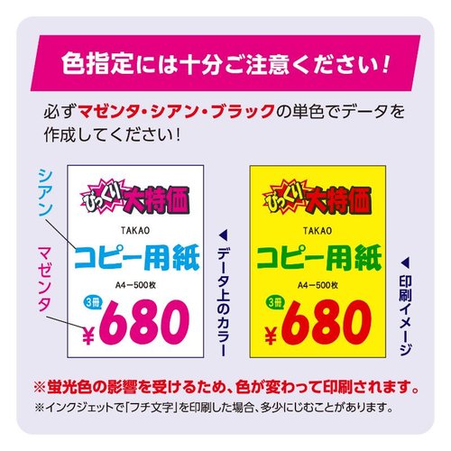 POP用紙 13-5185 ケイコーポスター A3判 レモン 厚口 100枚入 ササガワ 鮮やかなレモン色のパッケージが平置きされている様子