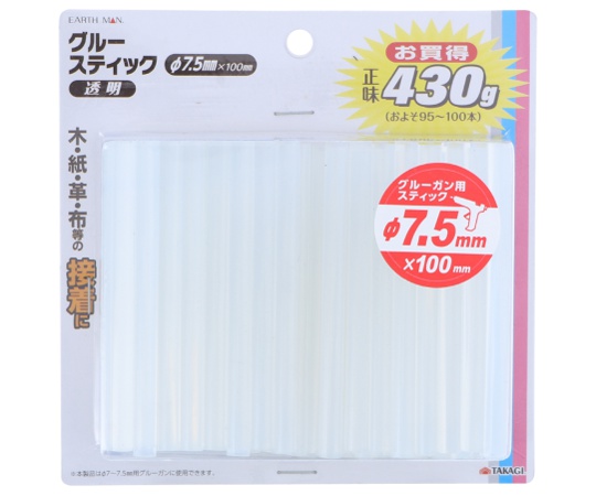 EM　グルースティック7.5φ　透明　正味430g画像