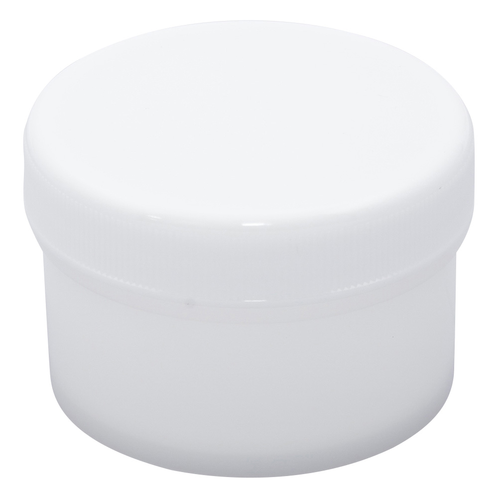 増量丸底プラツボ　未滅菌　60mL　白　50個入画像