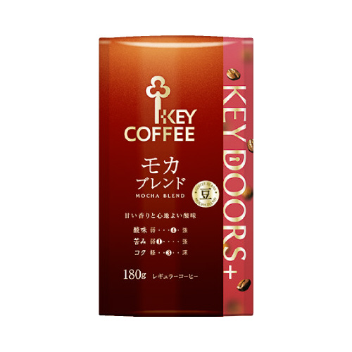 ＫＥＹＤＯＯＲＳ＋モカブレンド豆ＬＰ１８０ｇ画像