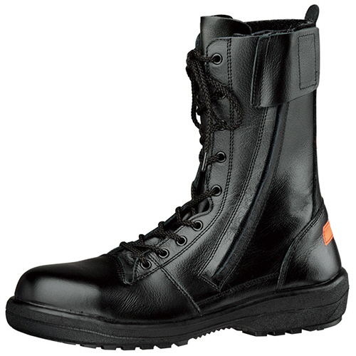 JIS規格 消防仕様 静電安全靴 RT731F 消防P-4 ﾌﾞﾗｯｸ 23.0cm 1足画像