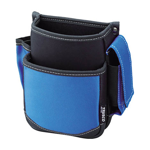 腰袋(2段･携帯電話ﾎﾙﾀﾞｰ付) ﾌﾞﾙｰ 1個画像