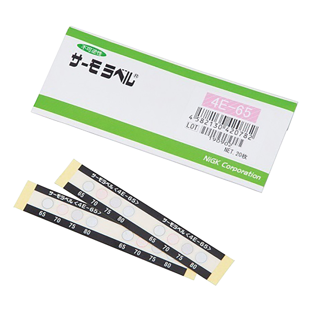 サーモラベル(R)4Eシリーズ(不可逆/4点式)　20枚入画像