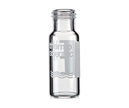 スクリューバイアル（9-425）透明 ラベル付 2mL ガラス 100本入画像