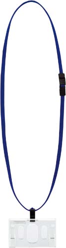 名札セット　ハードケース・ＩＤカードサイズ　青画像