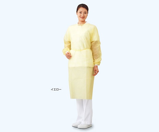 プロシェア アイソレーションガウン イエロー 25枚入