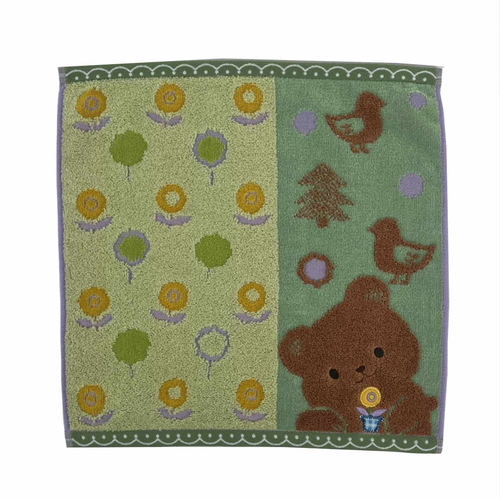 ホイップクリーム ウォッシュタオル 34×34cm クマ画像