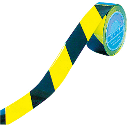 緑十字 GTH-502TR 再剥離ﾀｲﾌﾟ 50mm幅×20m 黄･黒色 1巻画像