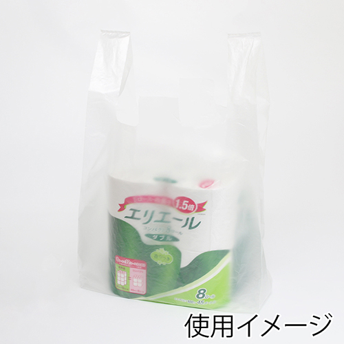 商品のお持ち帰りに！半透明のレジ袋