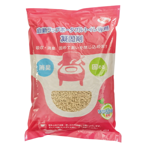 専用凝固剤 自動ラップポータブルトイレ 介護用品画像