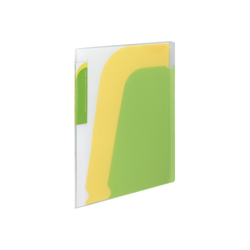 ポケットブック＜ノビータ＞４Ｐチャック付　黄緑画像