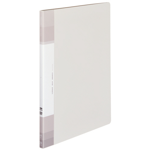 ｸﾘﾔｰﾌﾞｯｸGlassele 固定式･背P A4 20P 背幅11-22mm ｵﾌﾎﾜｲﾄ 1ｾｯﾄ(10冊)画像