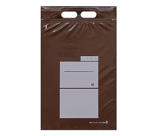 ユニパック（茶遮光）ハンディJサイズ（幅240×チャック下340mm）100枚入画像