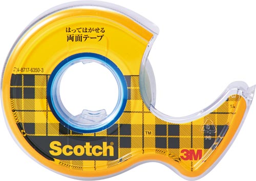 スコッチ（Ｒ）　はってはがせる両面テープカッター付画像