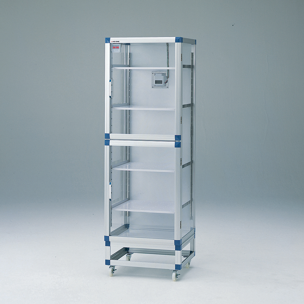 フロストドライデシケーター(ジャンボ)　574×523（618）×1765mm　強化プラスチック棚板画像