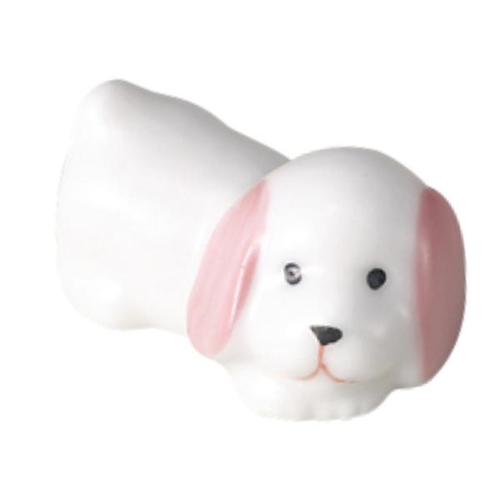 箸置き 陶器箸置 犬 ピンク画像