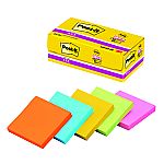 ポストイット（R）強粘着シリーズ 75×75mm 5色 1箱（90枚×10冊入）画像
