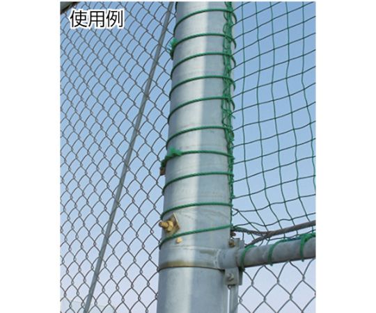 ポリエチレンロープドラム巻　4mm×200m　ブラック ドラム巻きの黒いロープが横向きに整然と並んでいる様子
